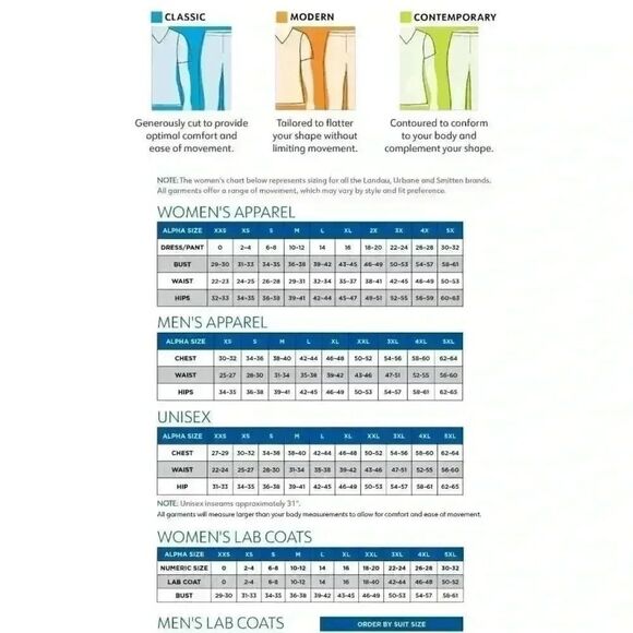 Landau Women's Black Poly/Cotton Snap Front V-Neck Short Sleeve Relaxed Fit 4 Po - Picture 10 of 13